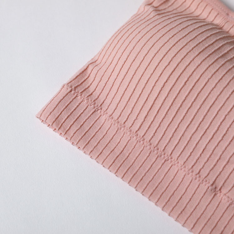 Áo bra 2 dây cúp ngang - Áo ngực mút mỏng không gọng - Bra nữ gân tăm xinh xắn VALICA B809