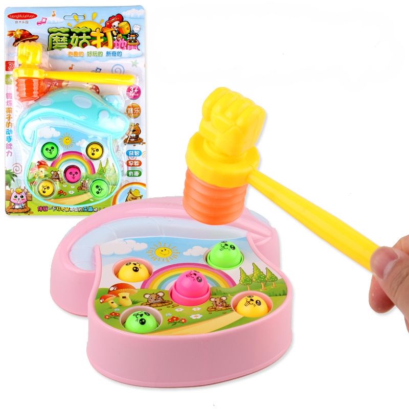 Bộ đồ chơi ngôi nhà nấm đập chuột (tặng 2 pin 2A) 102-2