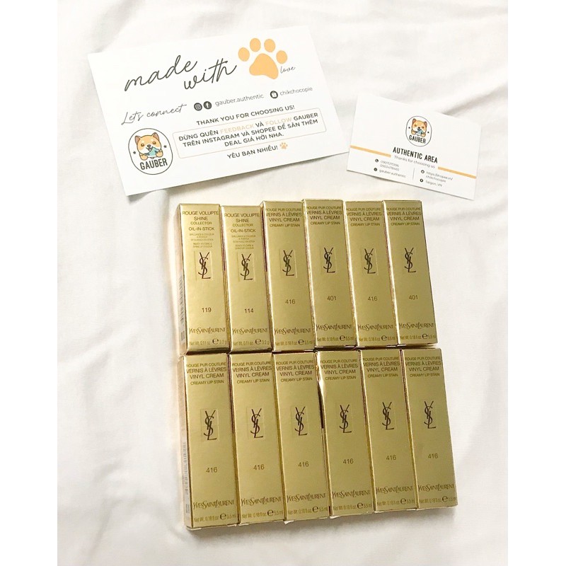 SON YSL VINYL CREAM LIP STAIN 416 | BigBuy360 - bigbuy360.vn