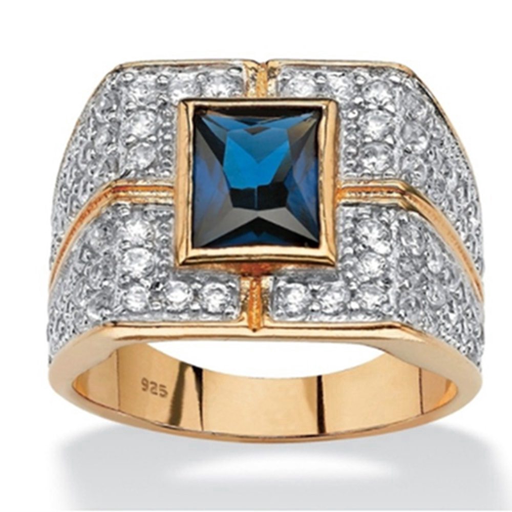 Luxury Sapphire-studded gold ring