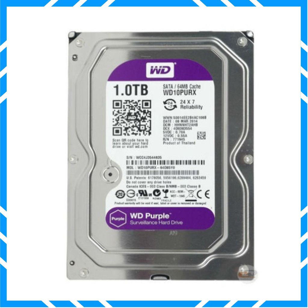 Ổ cứng 1Tb Purple bảo hành 24 tháng [LHN]