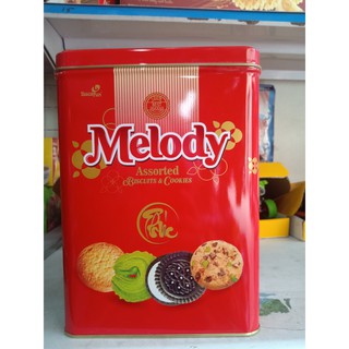 Bánh Quy Hộp Thiếc Melody Của BiscaFun 600g