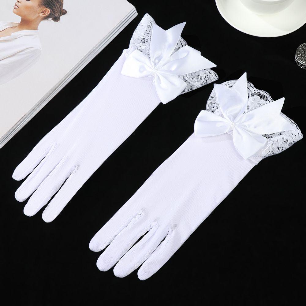 XIANTIN Găng Tay Lái Xe Chất Liệu Chiffon Phối Ren Thời Trang