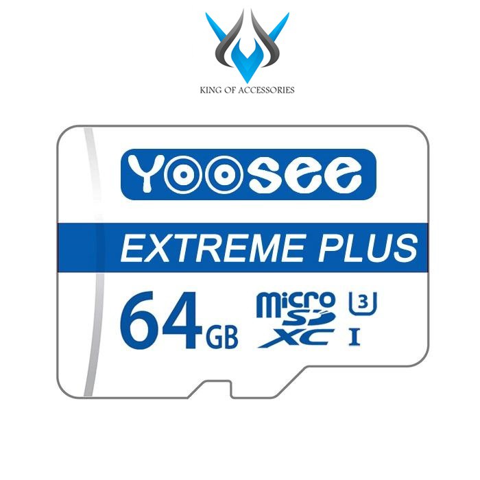 Thẻ nhớ microSDXC Yoosee Extreme Plus 64GB UHS-I U3 4K R90MB/s W40MB/s (Xanh)
