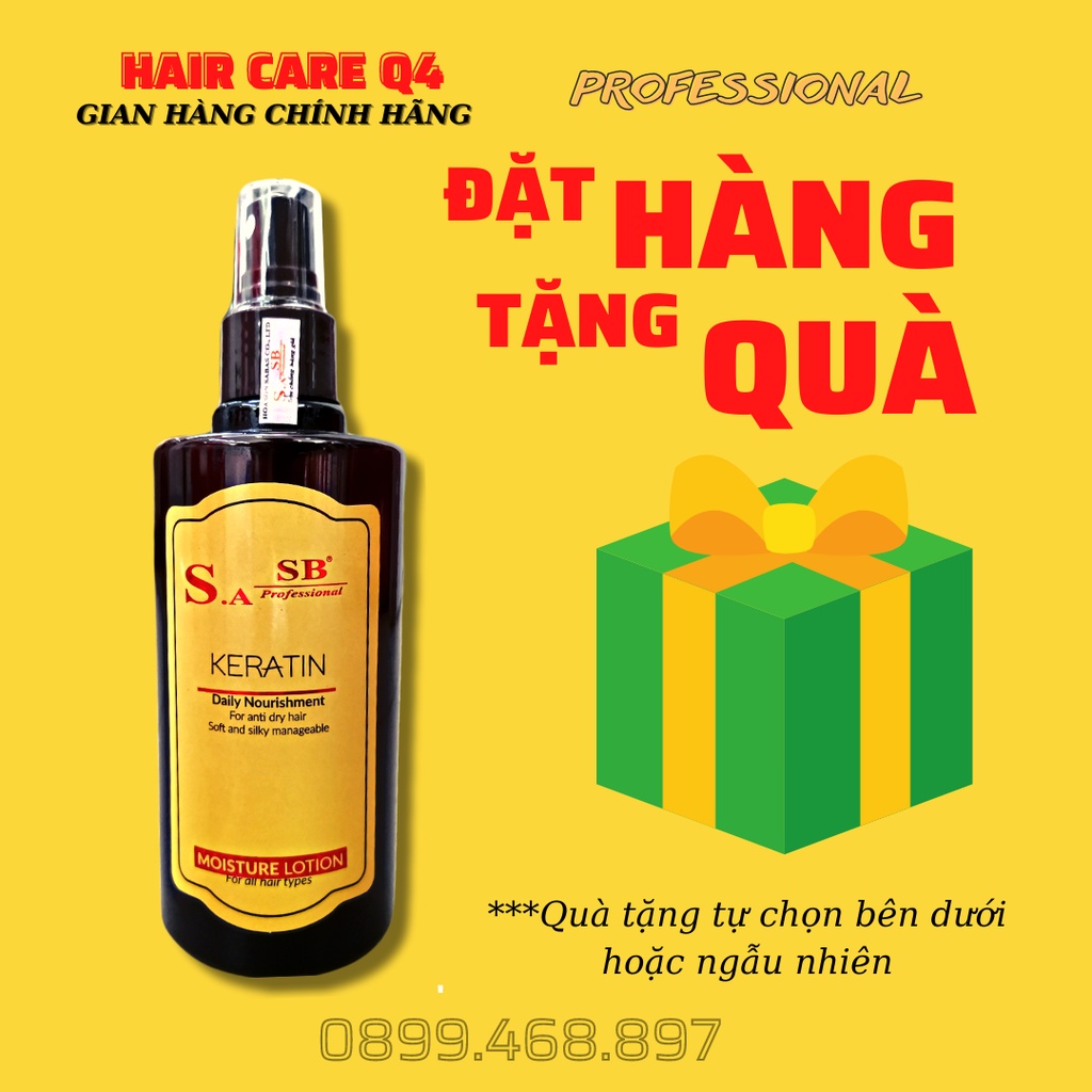 Xịt dưỡng tóc collagen hương thơm sang trọng, sữa dưỡng tóc keratin phục hồi tóc Sabas - Hair Care Q4