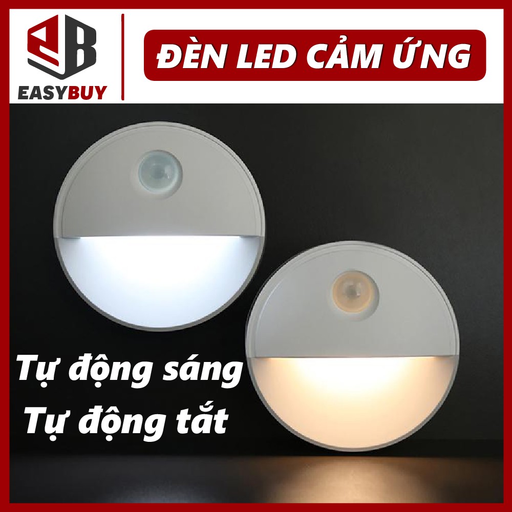 Đèn Led Dán Tường Cảm Ứng Tự Động Sáng Khi Có Tiếng Động, Tự Động Tắt Sau 15s Rời Đi