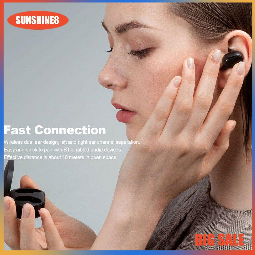 【SUN】Wireless Sports Touch Control Headset Beautiful Noise Reduction Headset