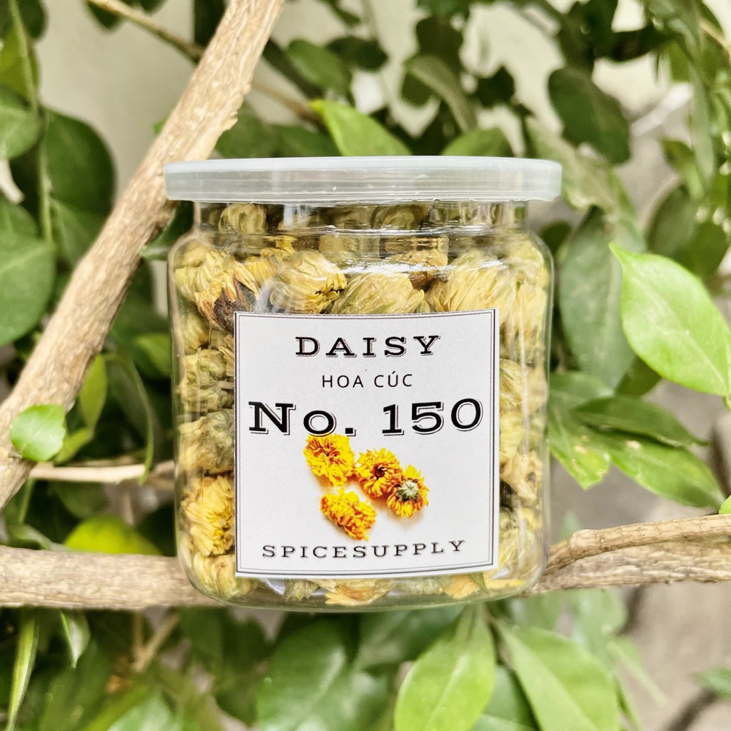 Daisy - Trà hoa cúc SPICESUPPLY Việt Nam sấy khô sạch dùng pha trà Hũ 25g