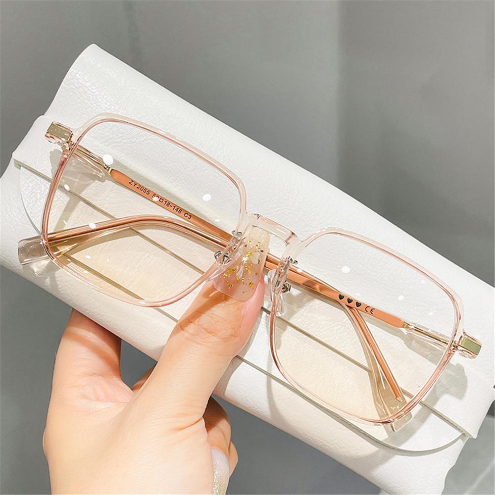 Kính Mát Gọng Vuông Oversize Chống Tia UV Thời Trang