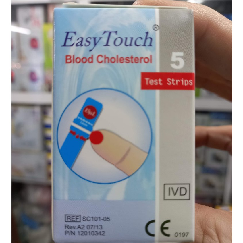 Que Thử Mỡ Máu, Cholesterol Cho Máy Đo Easy Touch GCU ET322 (5 Que)