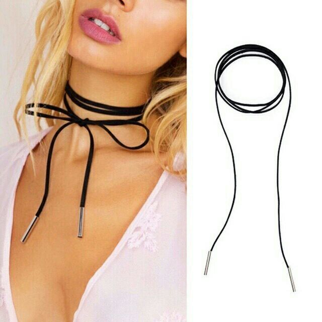 Choker vải dài