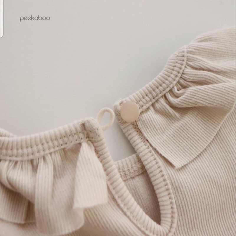 Bộ rời/suit Milky #peekaboo cho bé gái từ 3tháng-4tuổi