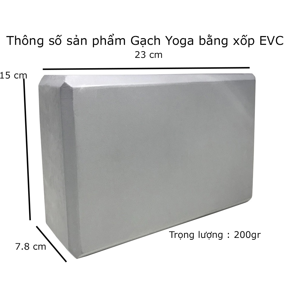 Gạch tập yoga NA bằng xốp nhiều màu sắc