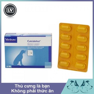 1 viên Calci Delice bổ sung Canxi và khoáng chất thiết yếu cho chó - Virbac Calci Delice Phụ kiện Long Vũ