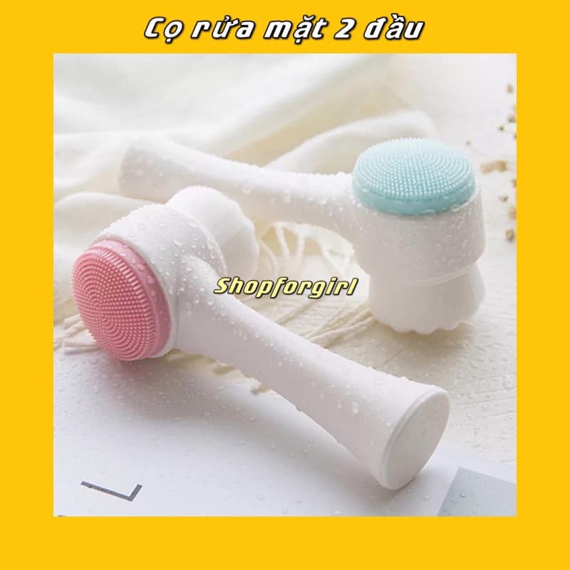 CÓ SẴN - Cọ rửa mặt 2màu-SHOPFORGIRL ( NGẪU NHIÊN MÀU )