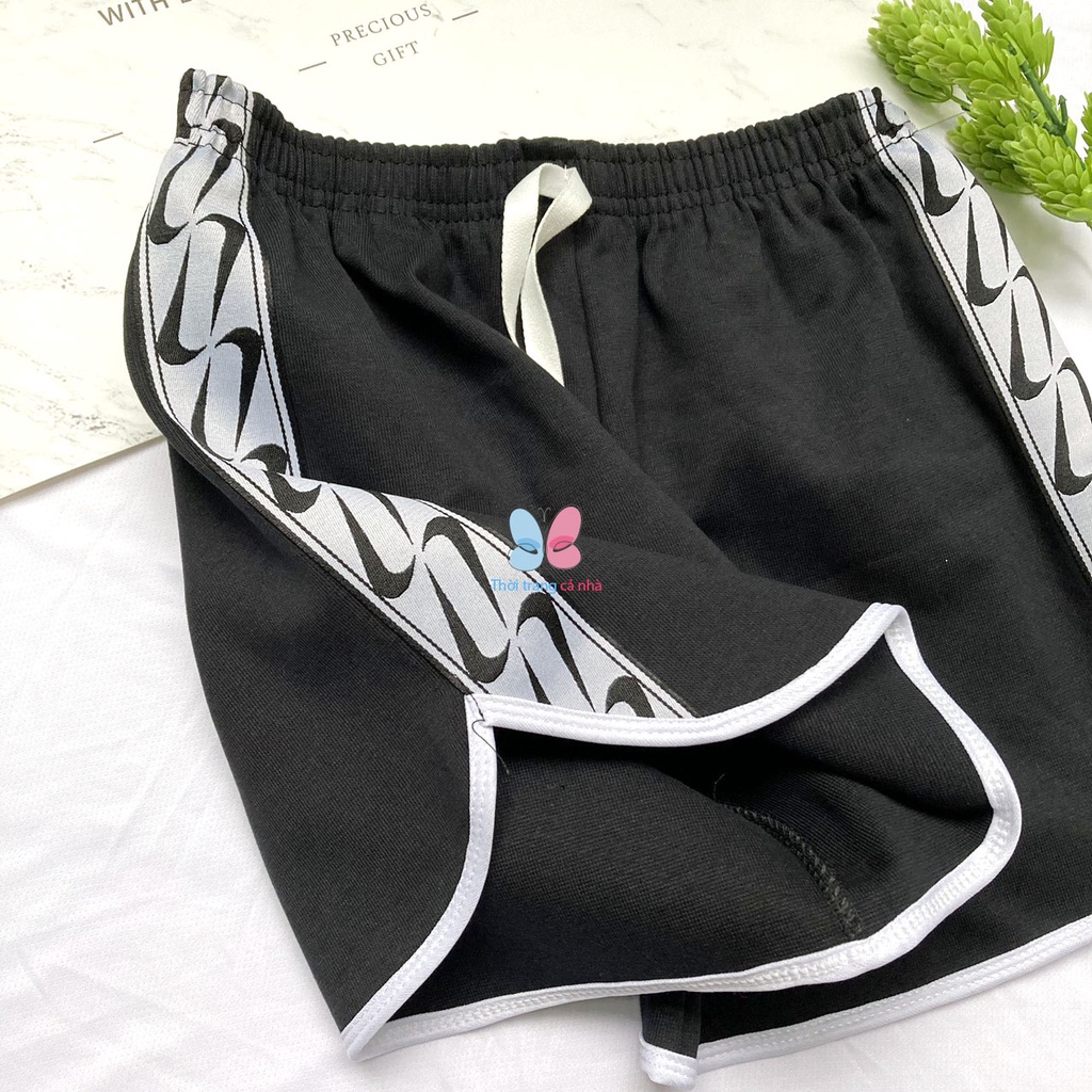 Quần đùi Nữ freesize 47-55kg thun cotton da cá dày vừa - QuanNice