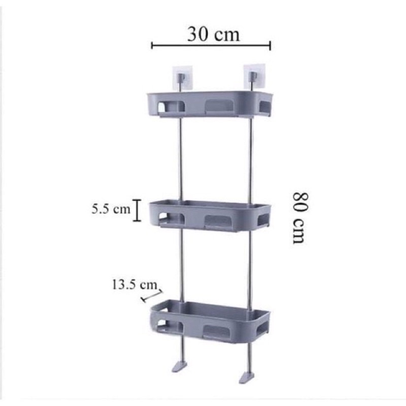 Kệ 2 và 3 Tầng Đa Năng Để Trên Bồn Cầu