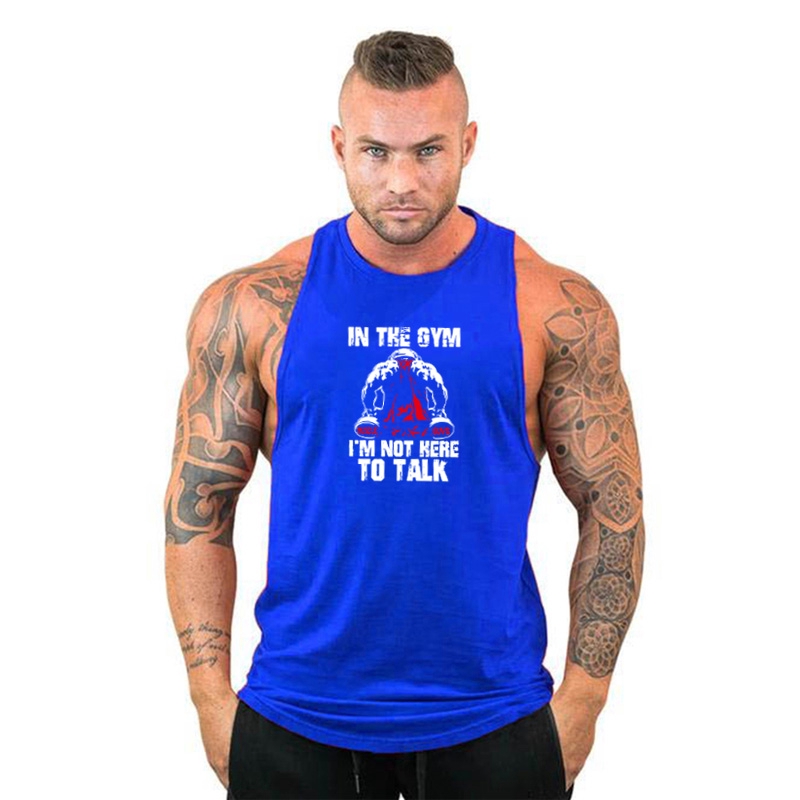 Workout Gym Tank Top Mens Clothing Bodybuilding Muscle Sleeveless Singlets Fashion Man shirt Mesh Fitness Training Running Vests