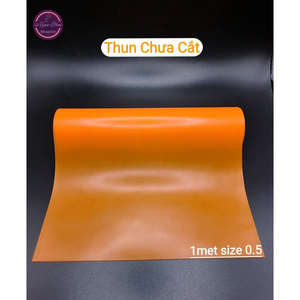 1M Dây Thun CHƯA CẮT xưởng cam size 0.5mm-0.6mm-0.75mm