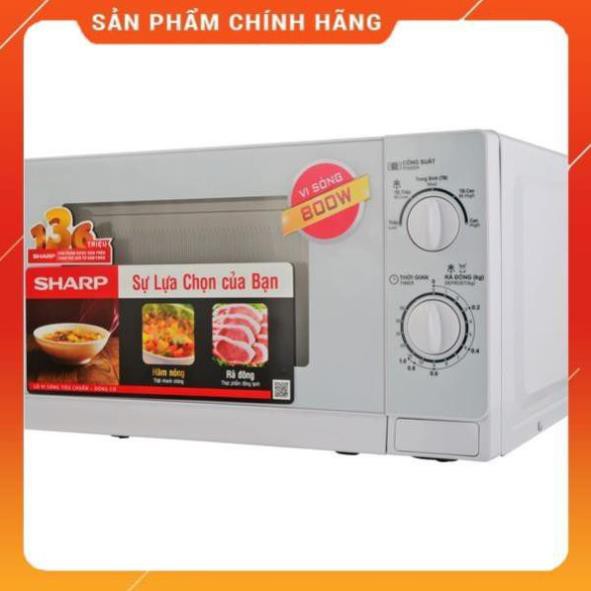 [Hỏa tốc 1 giờ] [FreeShip] Lò vi sóng Sharp 20 Lít R-201VN-S - Bảo hành 12 tháng BM