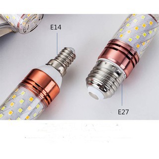 Bóng Led Bắp E14 E27 3 Chế Độ Sáng 12W