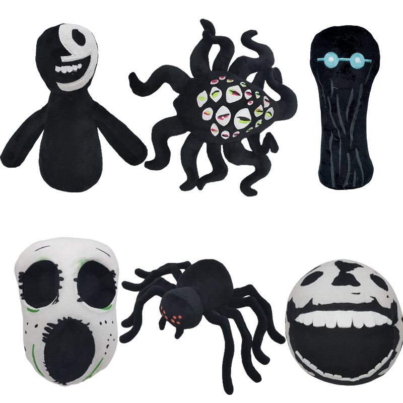 New Game Roblox Doors Plush Toy Screech Glitch Monster Soft Dolls Christmas Kid Gift