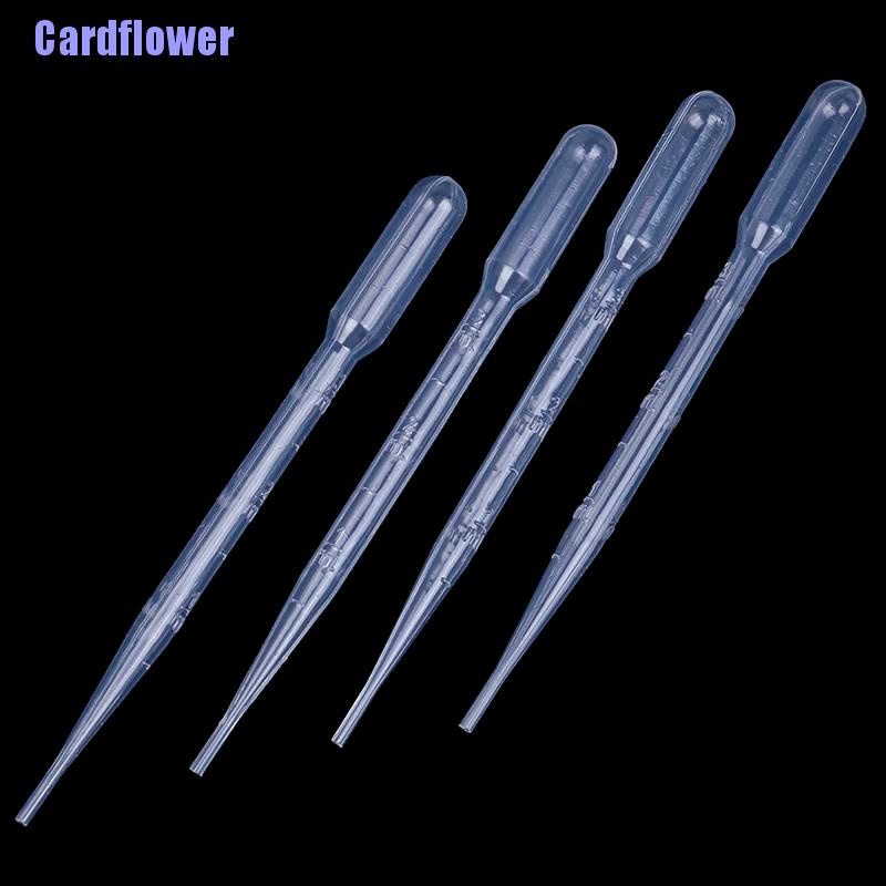 (Hàng Mới Về) Bộ 4 Ống Nhỏ Giọt Bằng Nhựa 3ml Để Vẽ Tranh