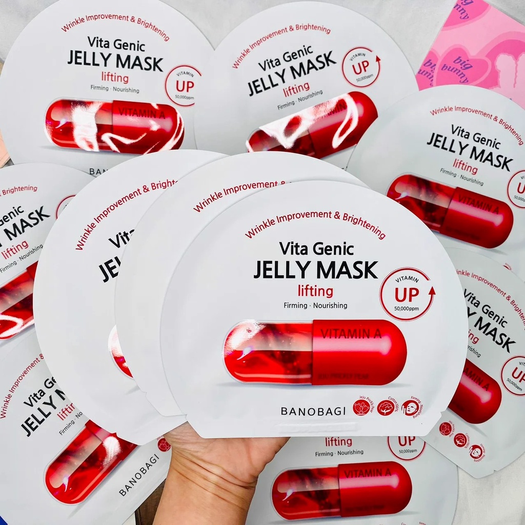 MBC M08 Mặt nạ giấy Banobagi Mask Dưỡng Ẩm Trắng Da bổ sung Vitamin A B C E Chống Lão Hoá