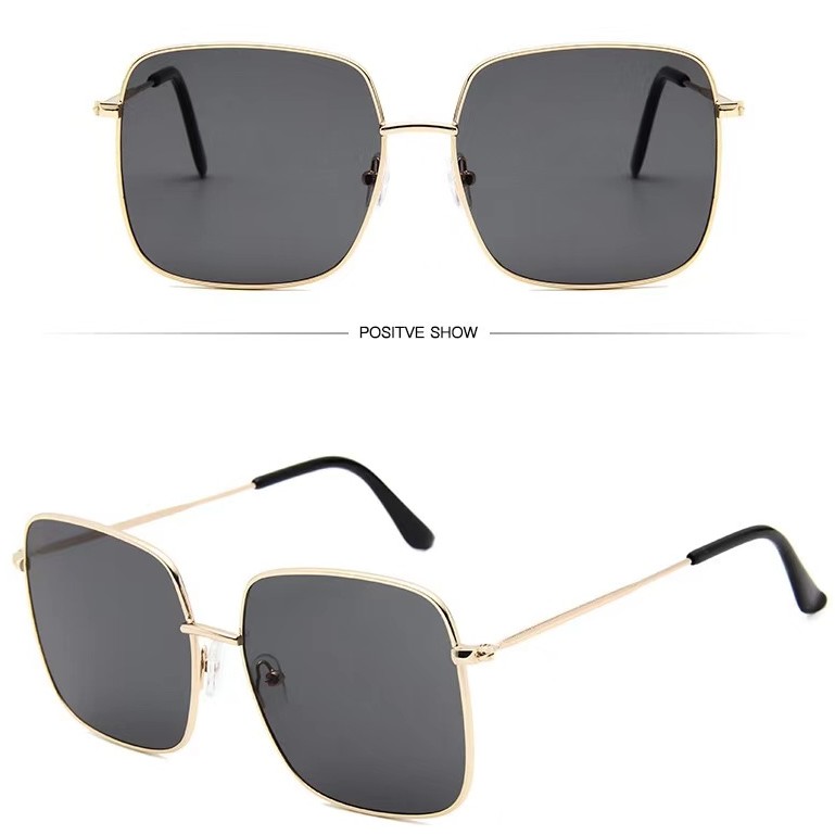 Kính mát gọng vuông chống tia UV400 thời trang cổ điển
