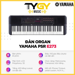 Đàn organ yamaha e273 | tặng kèm bao đàn