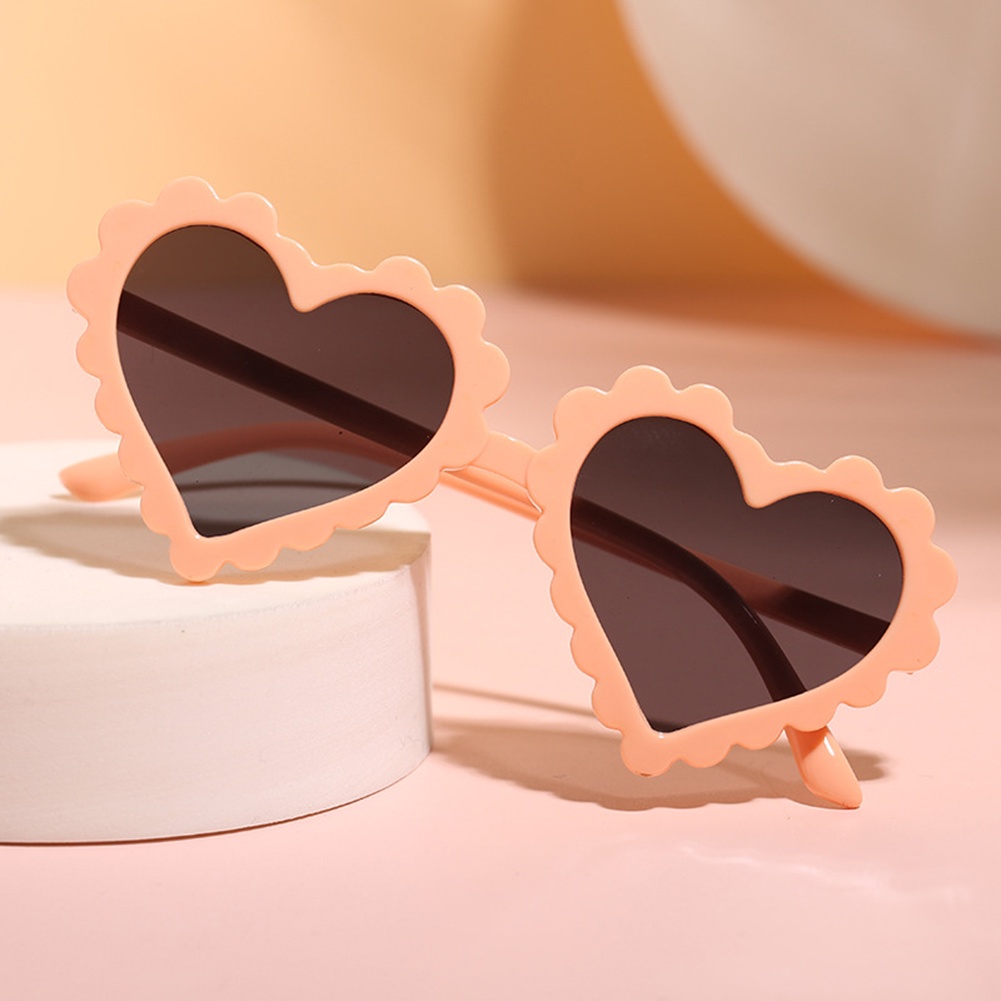 1 Kính Mát Gọng Hình Trái Tim Thời Trang Đi Biển Cho Nam Và Nữ