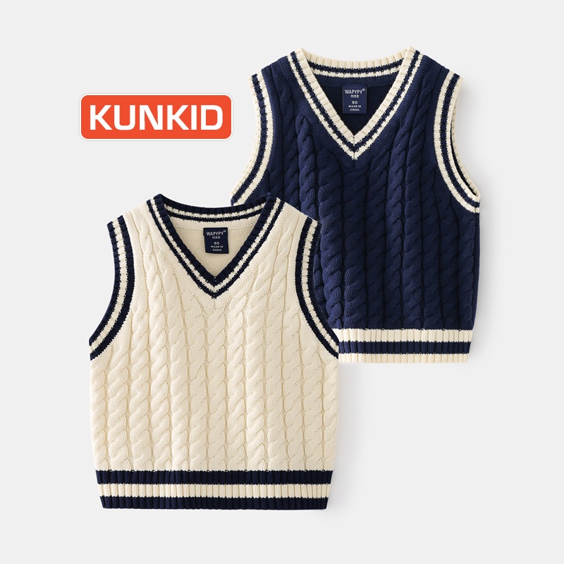 Áo gile len bé trai bé gái Quảng Châu loại đẹp kunkun shop Áo len gi lê cho bé shop Kunkid