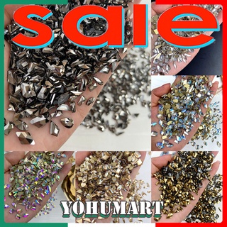 Túi 50 hạt đá đính trang trí móng tay nghệ thuật 3D lấp lánh thời trang