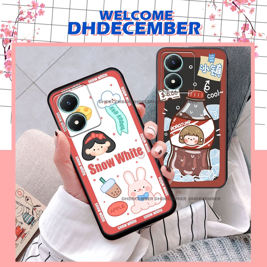 Ốp lưng Vivo Y02S - BẢO VỆ CAMERA in hình 3D GẤU HỒNG-GẤU BEER -CỰC XINH-RẺ