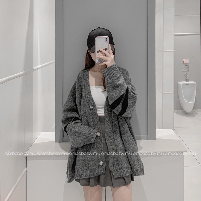 Áo len lông thỏ sọc tay Simbabo | BigBuy360 - bigbuy360.vn