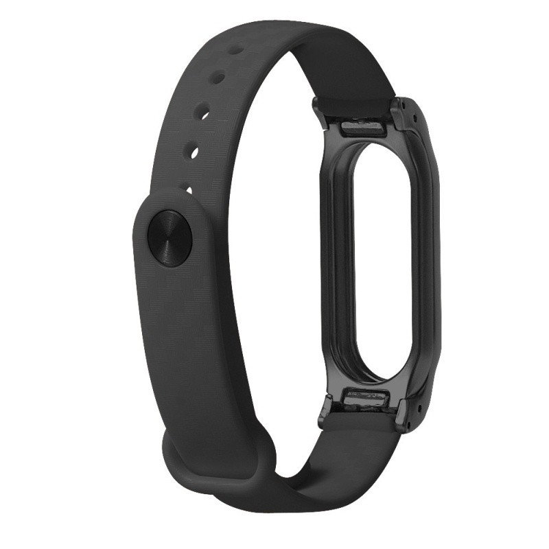 Dây Đeo Thay Thế Chất Liệu Silicon Thiết Kế Nhiều Lỗ Thời Trang Cho Xiaomi Mi Band 2