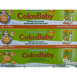 Thùng sữa pha sẵn Colosbaby IQ 110mlx48hộp