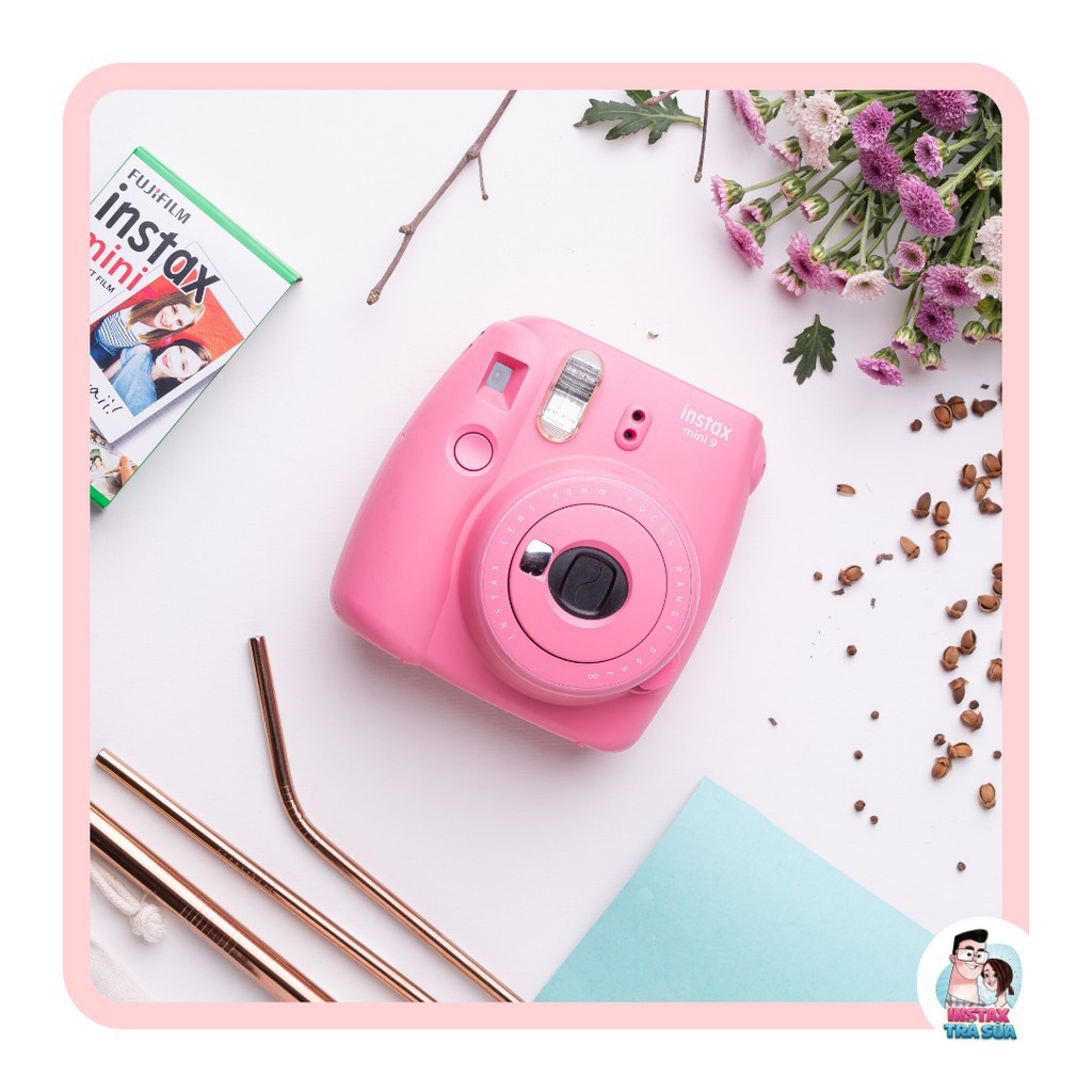 FUJIFILM INSTAX MINI 9 (TẶNG KÈM 1 HỘP FILM 10 TẤM) - Máy ảnh lấy liền - Hàng Chính Hãng