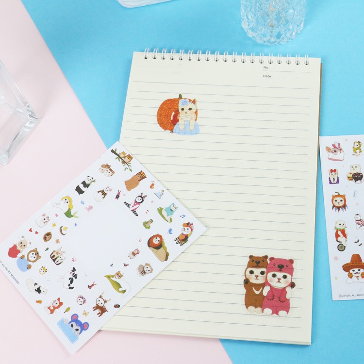 Bộ 4 Sticker mèo xinh xắn (ST10)