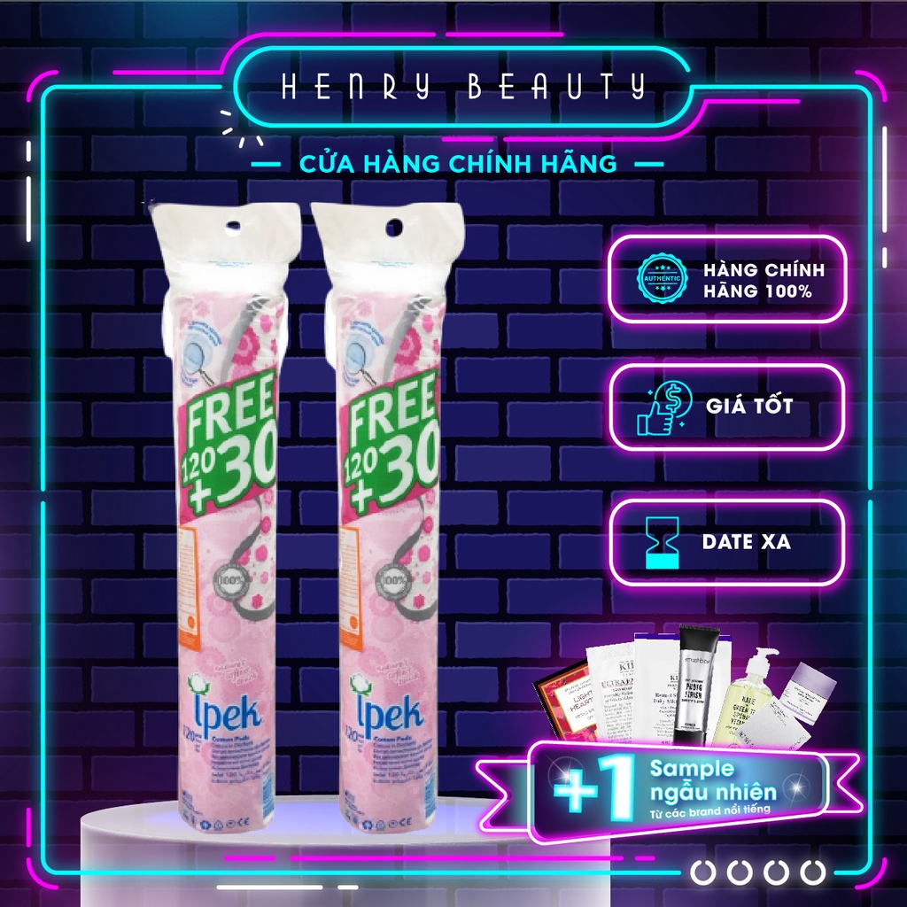 Bông tẩy trang Ipek 150 miếng