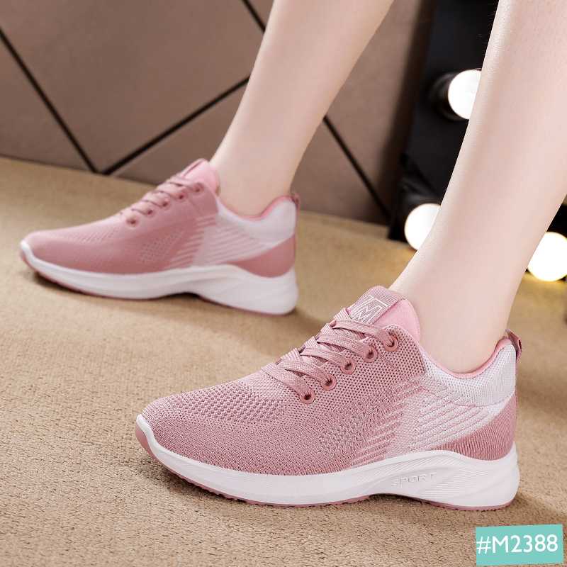 Giày Thể Thao Sneaker Nữ MINSU M2388 Thiết Kế Thời Trang Năng Động Trẻ Trung Kiểu Dáng Bata Basic Style Hàn Quốc