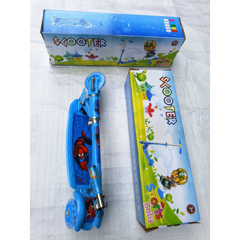 Xe trượt Scooter 3 bánh phát sáng kèm chuông