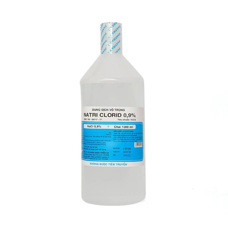 Nước muối Natri Clorid 0.9%