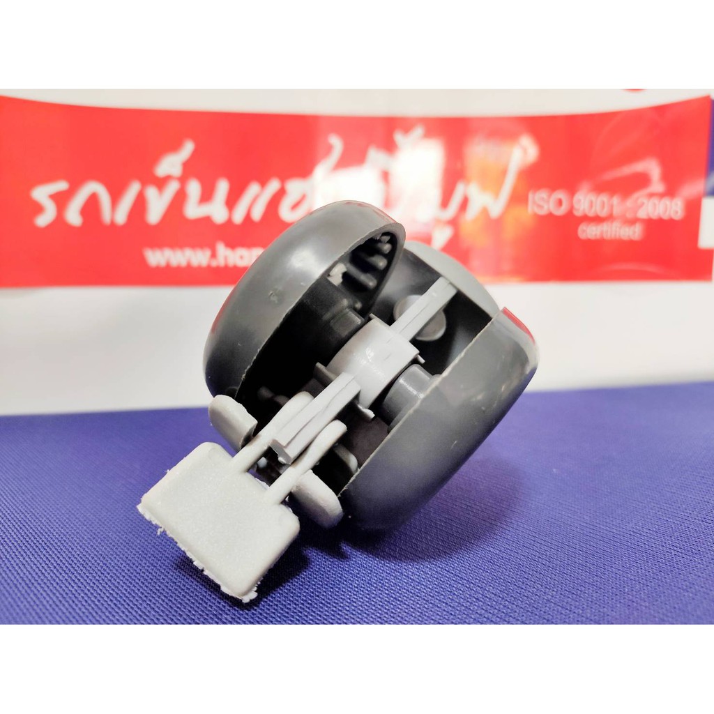 Bánh xe Bàn/ghế xoay văn phòng cao cấp 50mm - Cọc Grip Ring có khóa Happy Move Thái Lan (Bộ 5 bánh-màu xám) | BigBuy360 - bigbuy360.vn