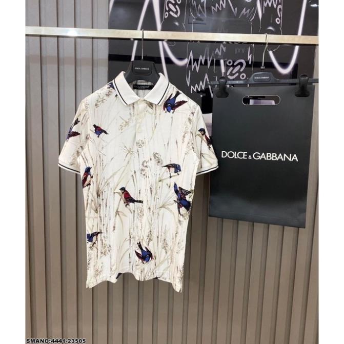 Áo Polo Nam DG Hoạ Tiết Siêu Đẹp - Áo Polo Nam DG Cao Cấp