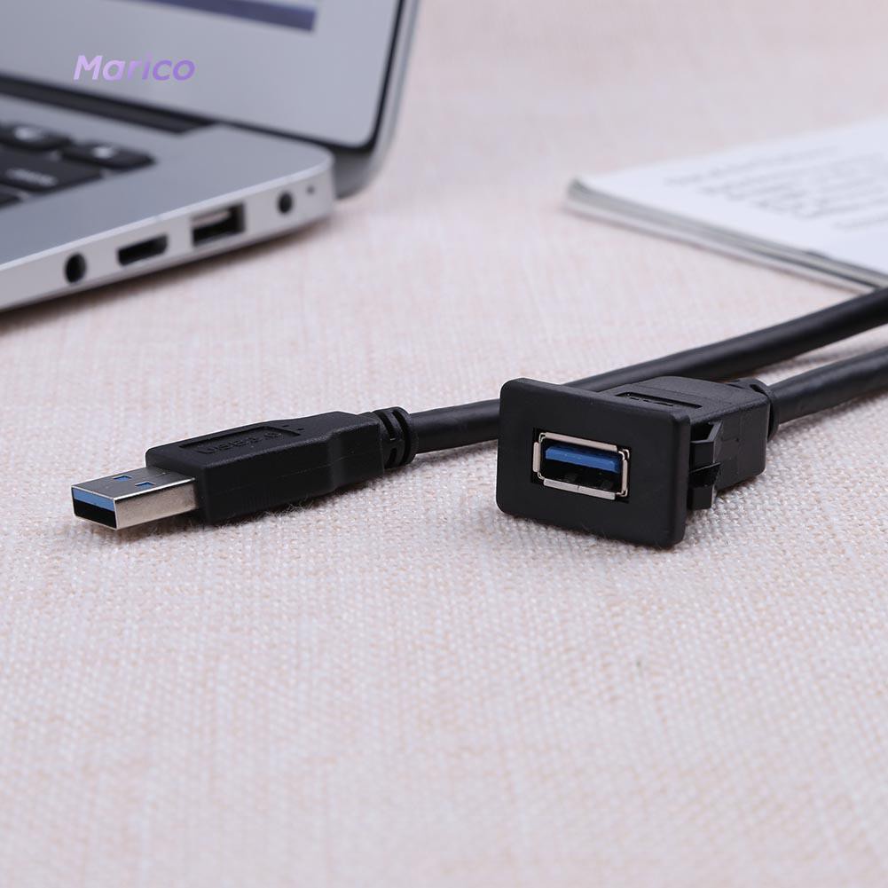 Dây Cáp Nối Dài 1m / 3.3ft Cổng Usb 3.0 A Sang Usb 3.0 A Cho Xe Hơi