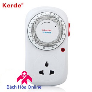 Ổ cắm hẹn giờ bật tắt lập trình cơ kerde