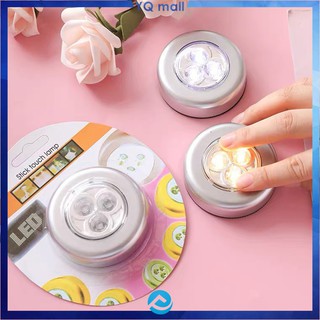 Đèn led 3 bóng lắp pin dán tường siêu sáng