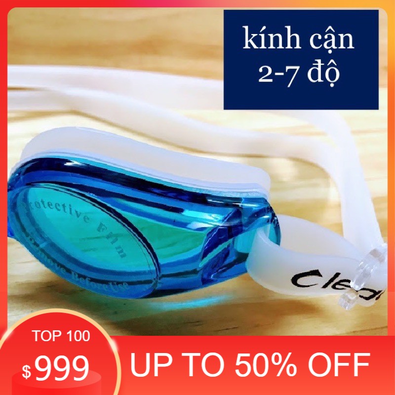 Kính Bơi Cận Cleaco Chính Hãng Dành Cho Người Lớn -tặng Kèm Nút Tai - LOI59 SPORTS