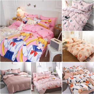 Các mẫu màu hồng xinh chăn ga gối Cotton Poly nhập khẩu